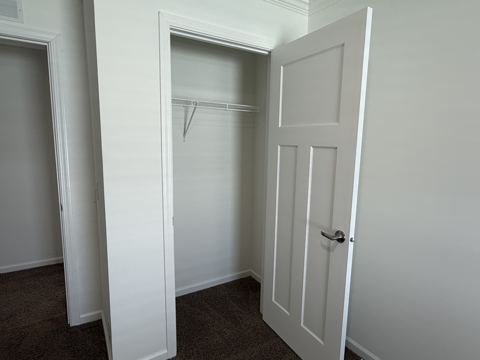 Closet with shelving